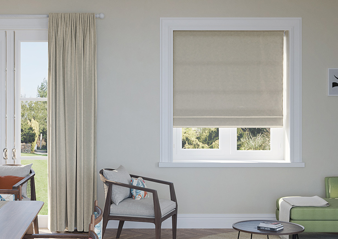 Bravo, Oatmeal - Roman Blind - Image 3